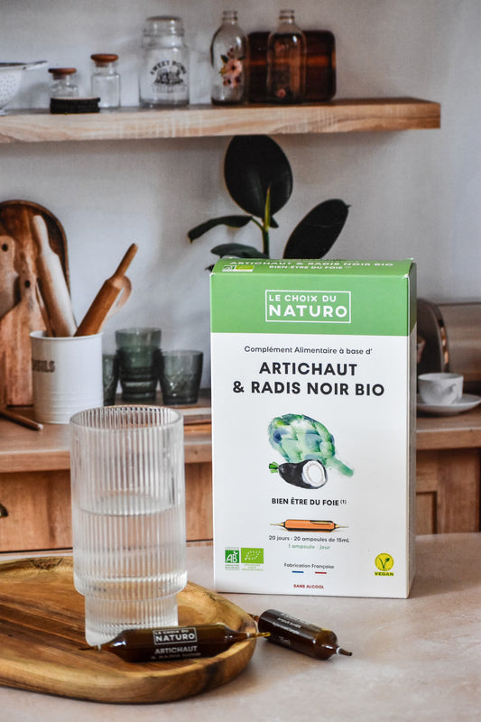 Artichaut et Radis Noir Bio - Complément alimentaire