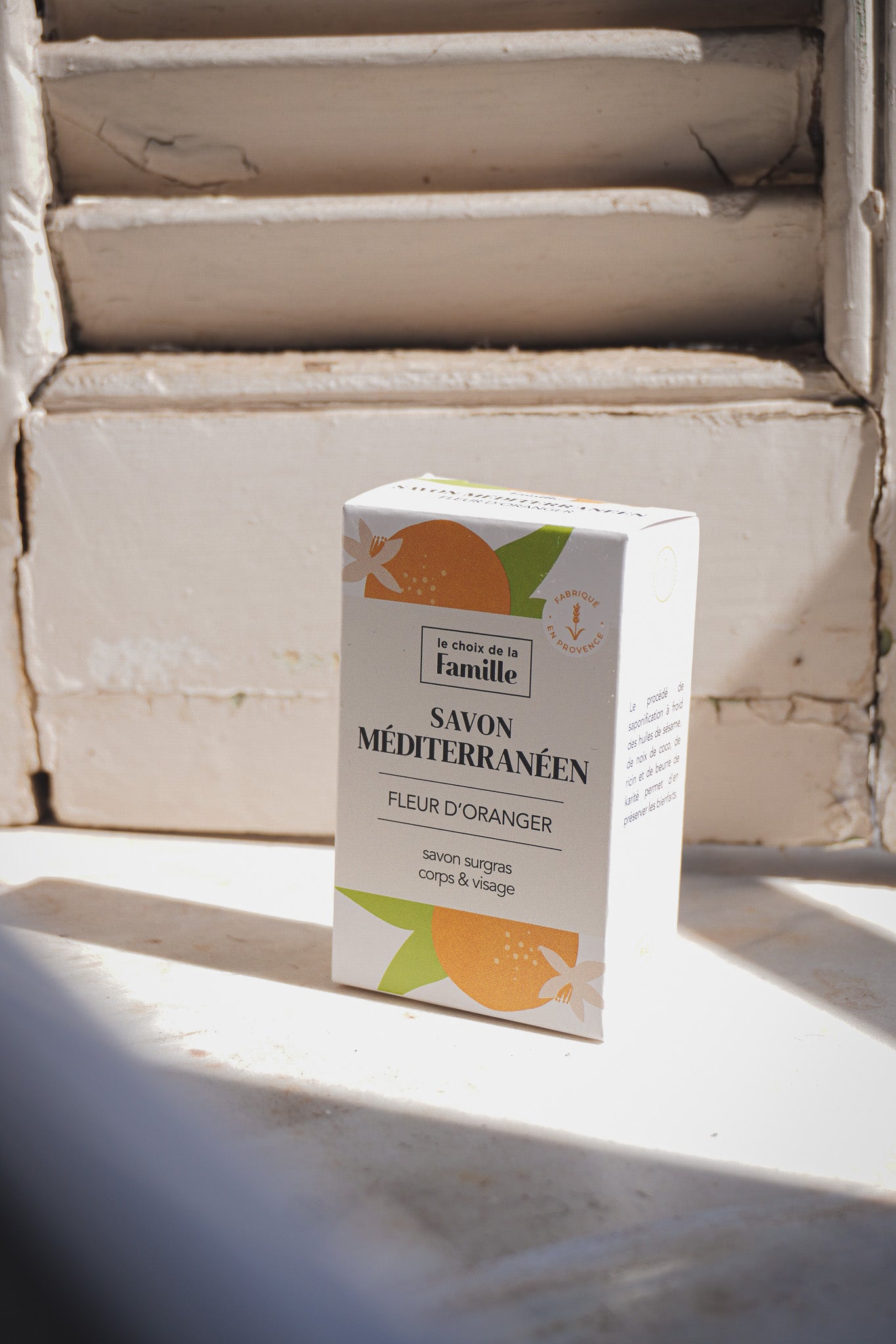 Savon surgras Méditerranéen corps et visage - Fleur d'Oranger