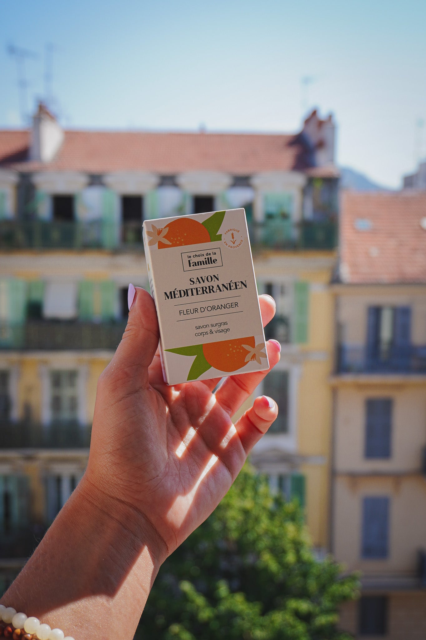 Savon surgras Méditerranéen corps et visage - Fleur d'Oranger
