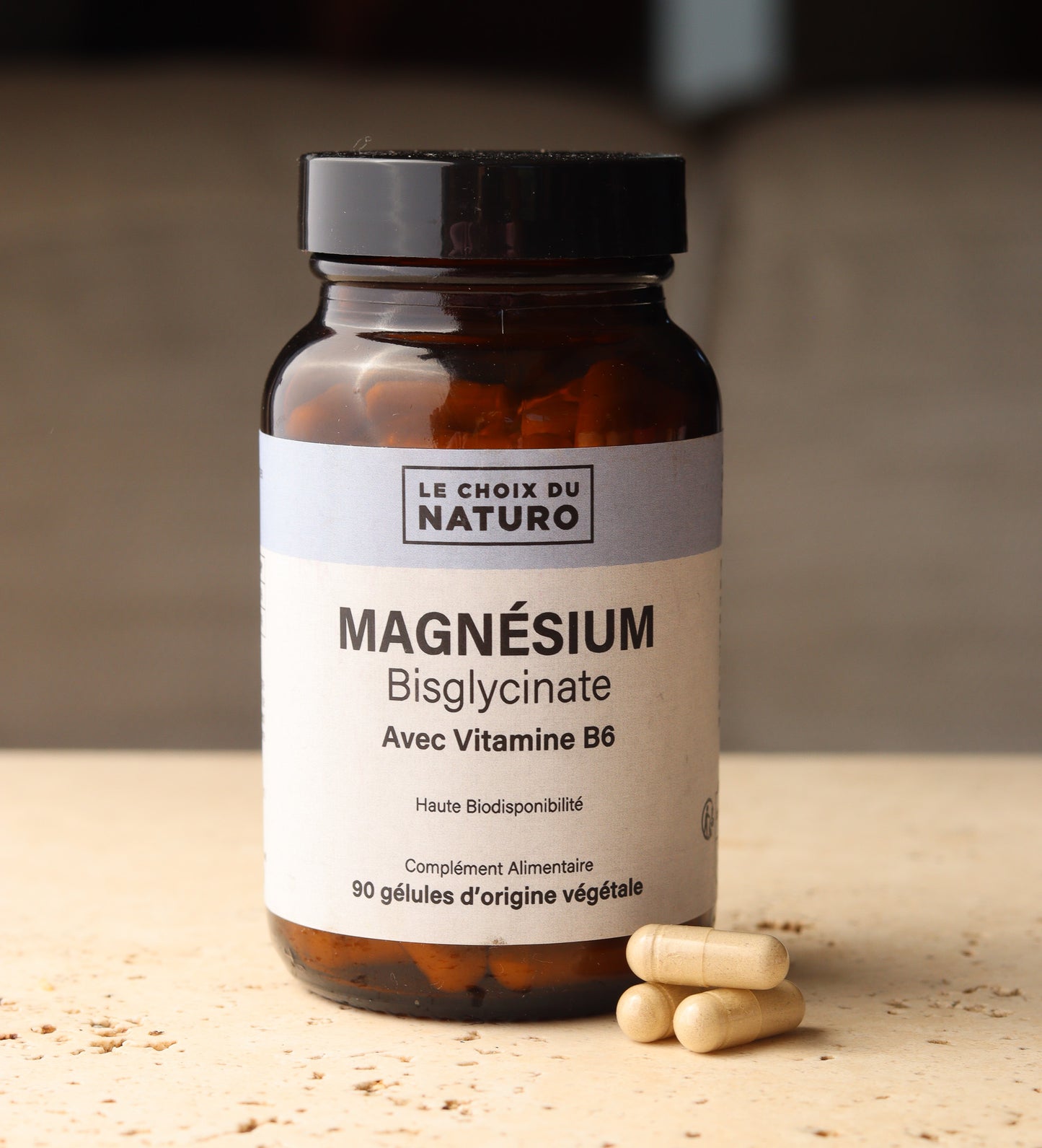 Bisglycinate de magnésium 300mg - 90 gélules