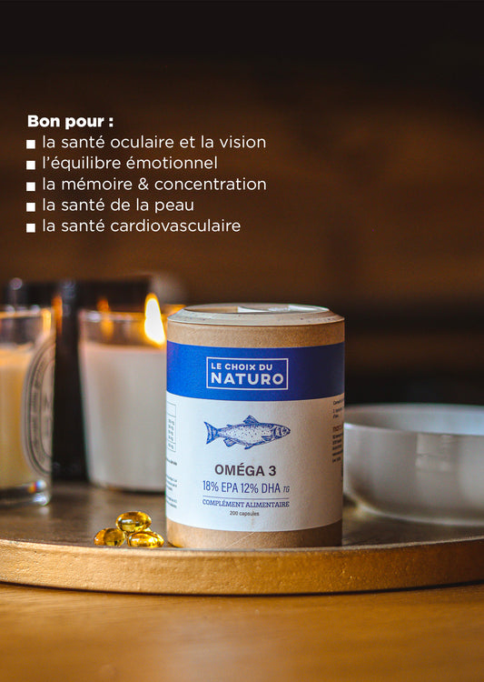 Oméga 3 EPA et DHA - 200 capsules