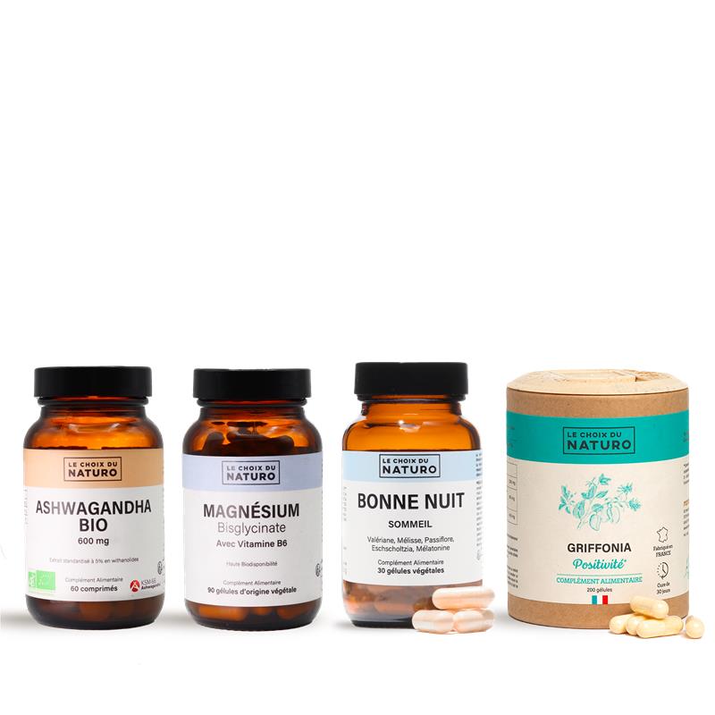 Pack Sommeil Naturel – Endormissement, Stress, Réveils Nocturnes