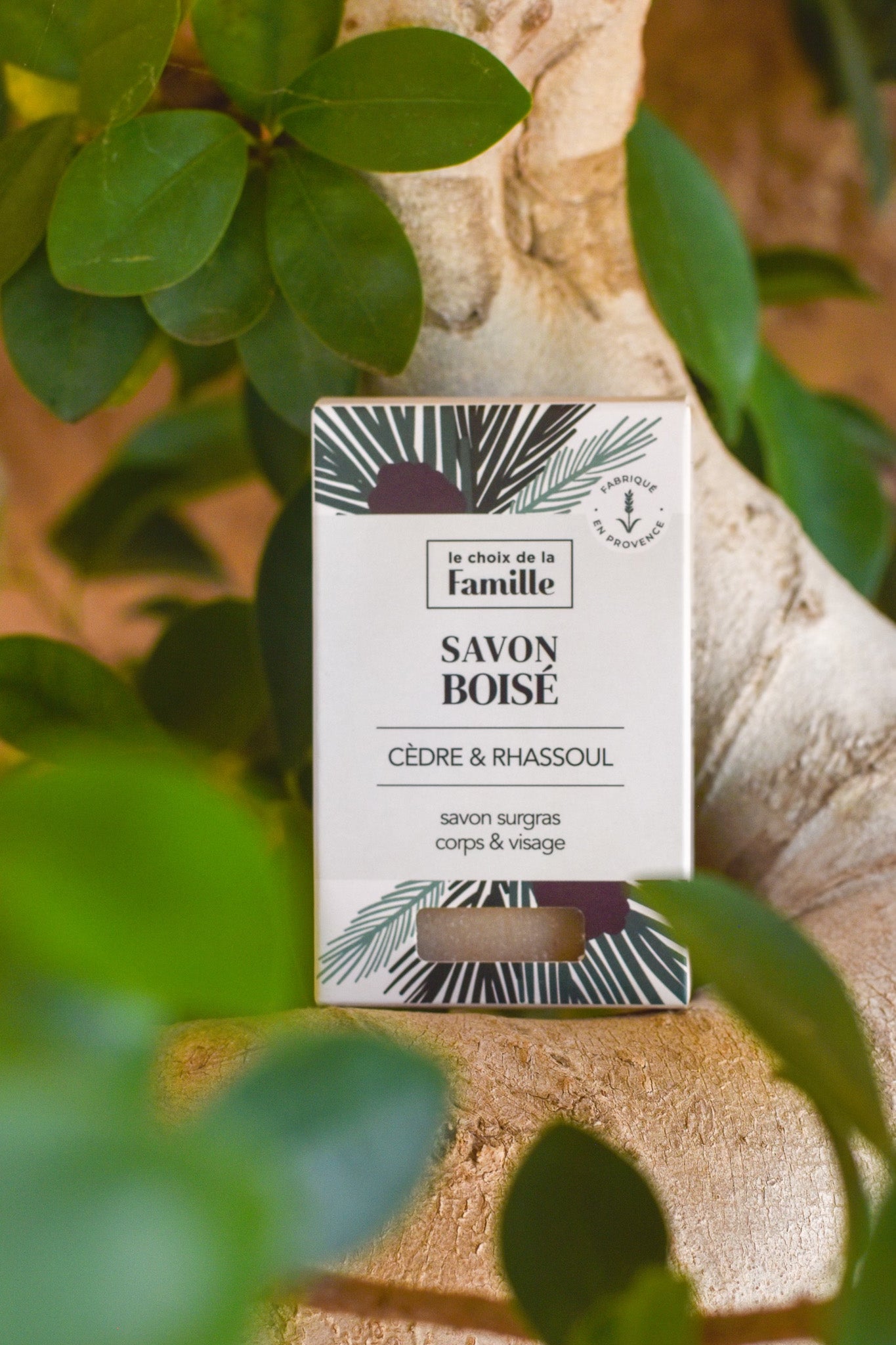 Savon surgras Boisé corps - Cèdre & Rhassoul