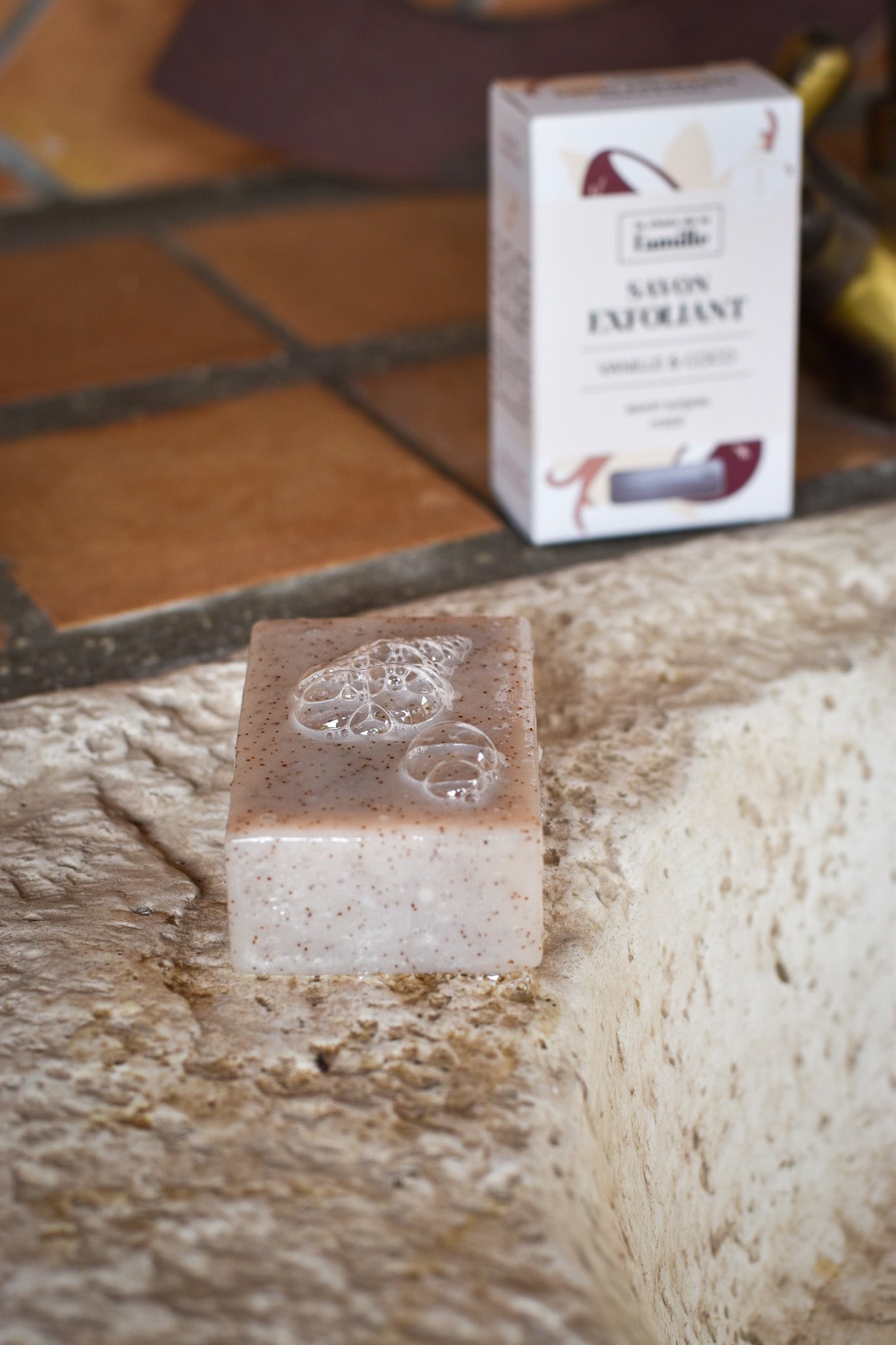 Savon surgras Exfoliant corps - Vanille & Coco