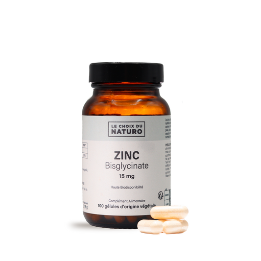 Bisglycinate de zinc - 100 gélules végétales