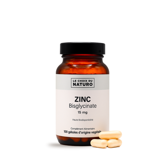 Bisglycinate de zinc - 100 gélules végétales