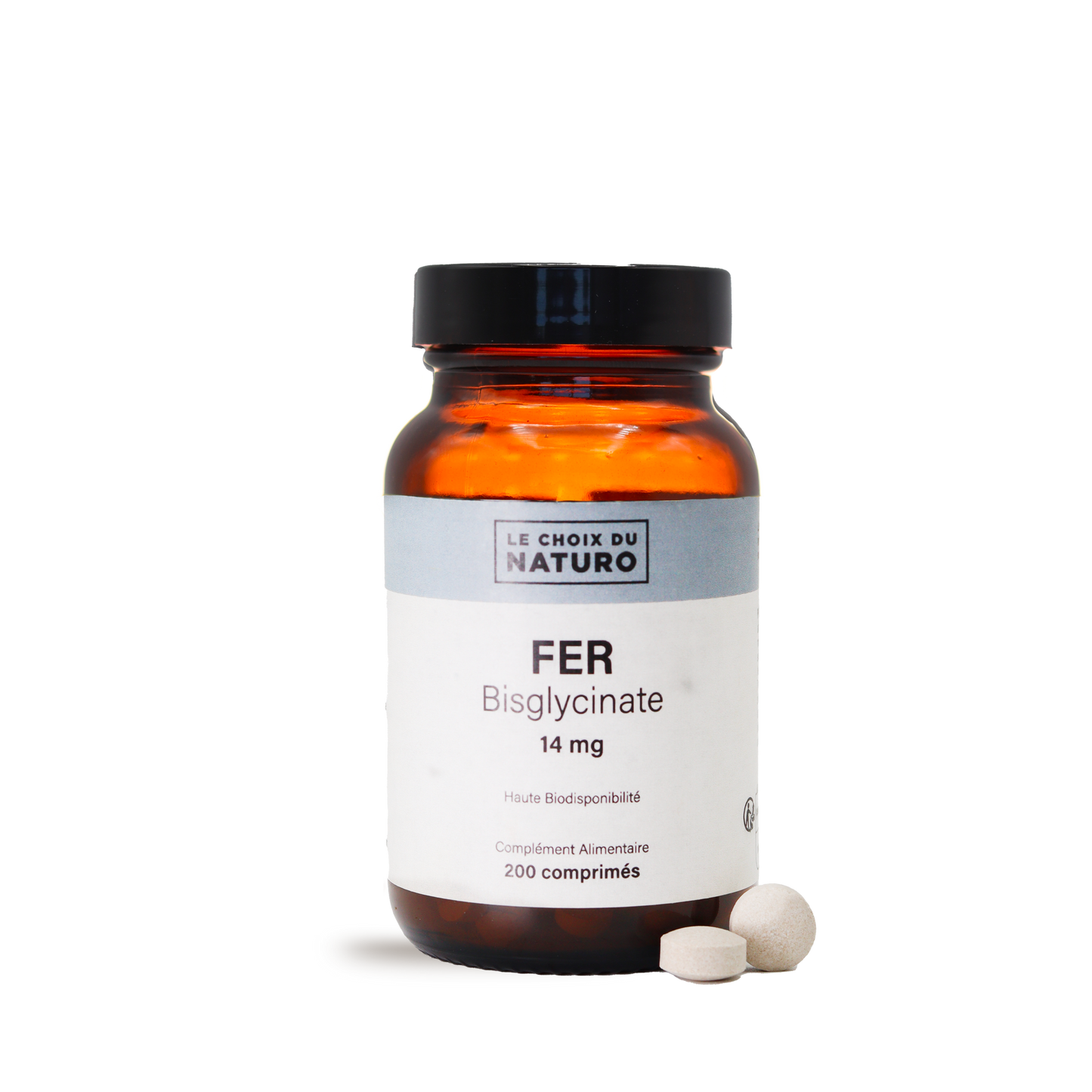 Bisglycinate de fer - 200 comprimés