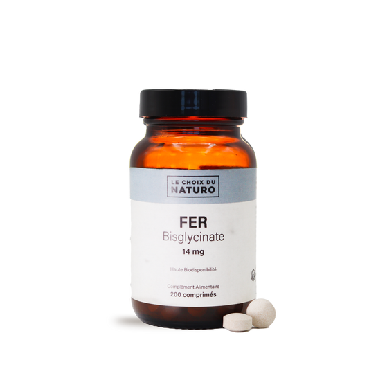 Bisglycinate de fer - 200 comprimés