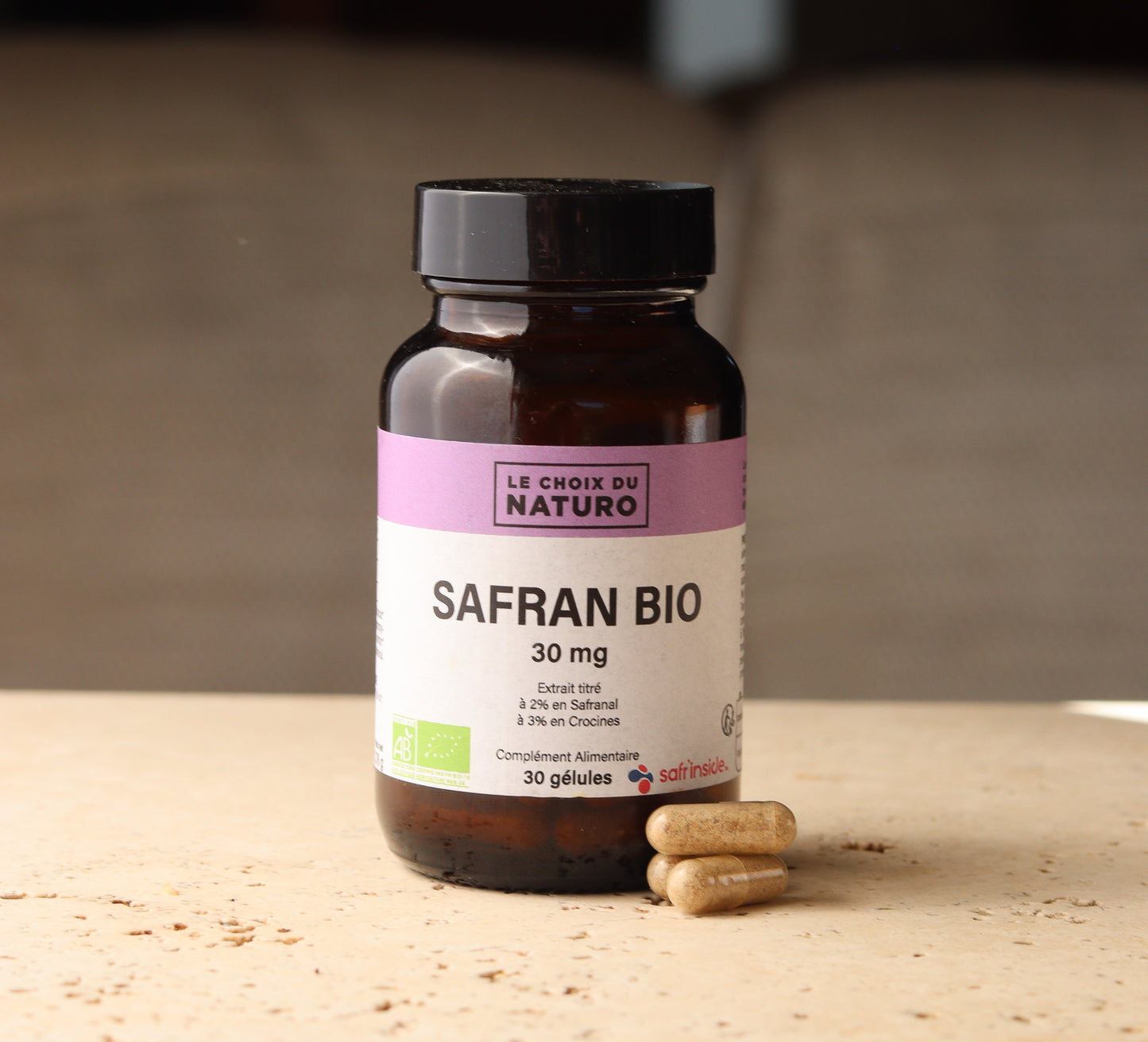Safran 30mg - 30 gélules