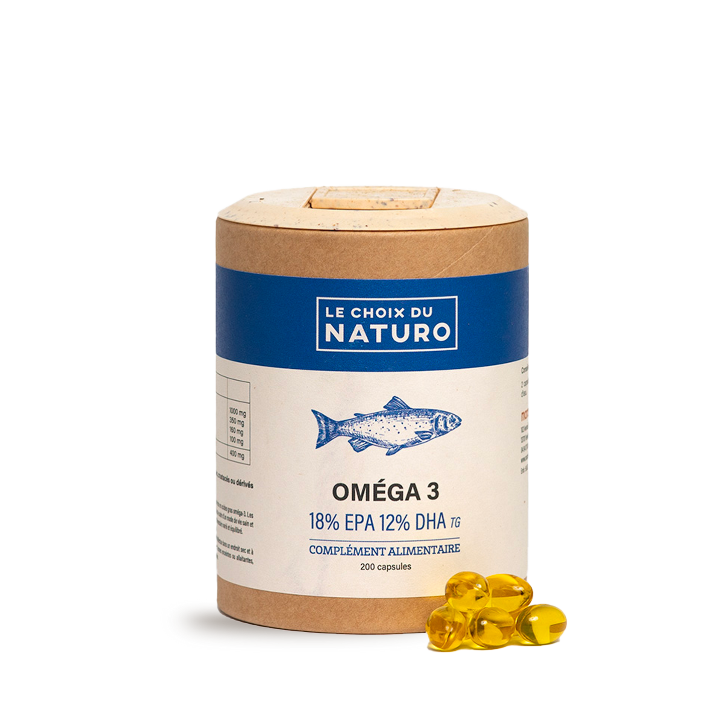 Oméga 3 EPA et DHA - 200 capsules